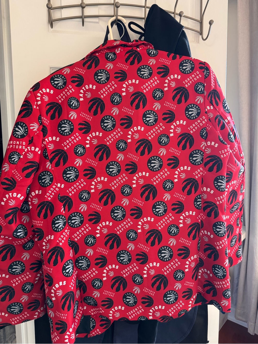 Toronto Raptors Red Blazer Jacket - Picture 2 of 4